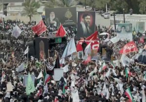 تشییع پیکر آقای شهید ایران در نجف اشرف