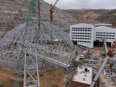 پیشرفت فاز۳ تغلیظ مس سونگون به ۷۰درصد رسید
